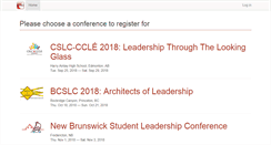 Desktop Screenshot of conferences.clearcove.ca